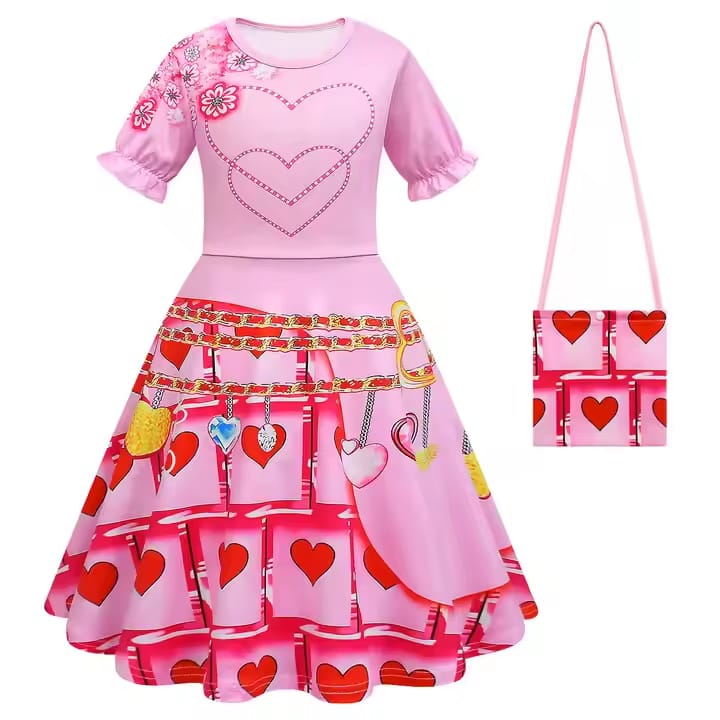 Halloween cosplay pink dresses for stage performances1